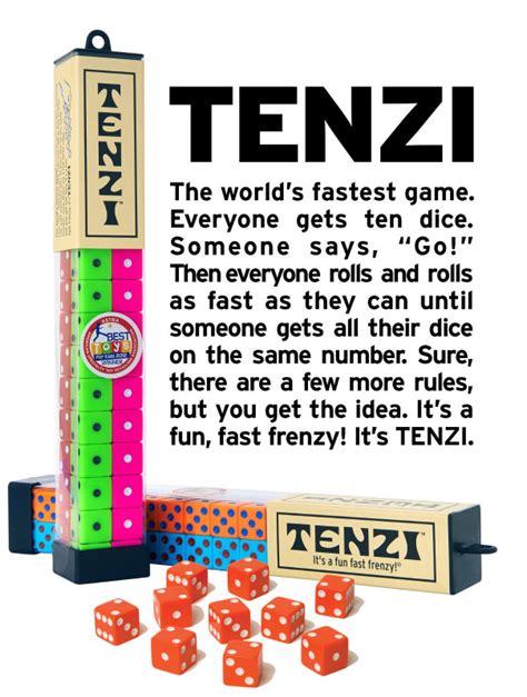 tensies dice game instructions.